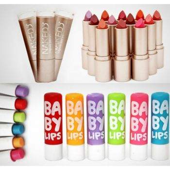 Get Pack Of 12 Naked3 Lipsticks Get 12 Baby Lips Balm Free